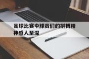 IM电竞下载网址-足球比赛中球员们的拼搏精神感人至深